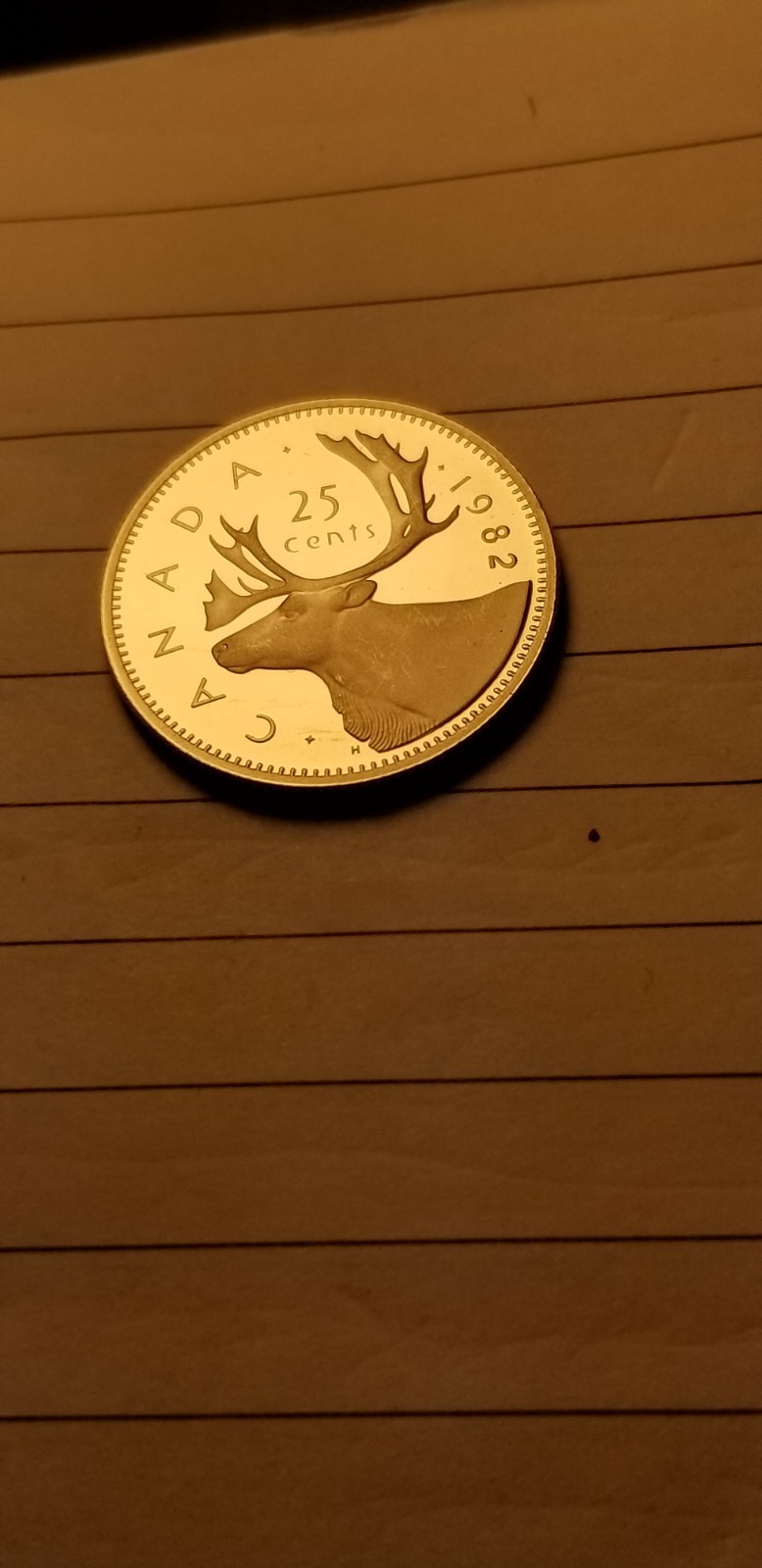 1982 Canada 25 Cents Coin Mint Grade Beauty Idab1.