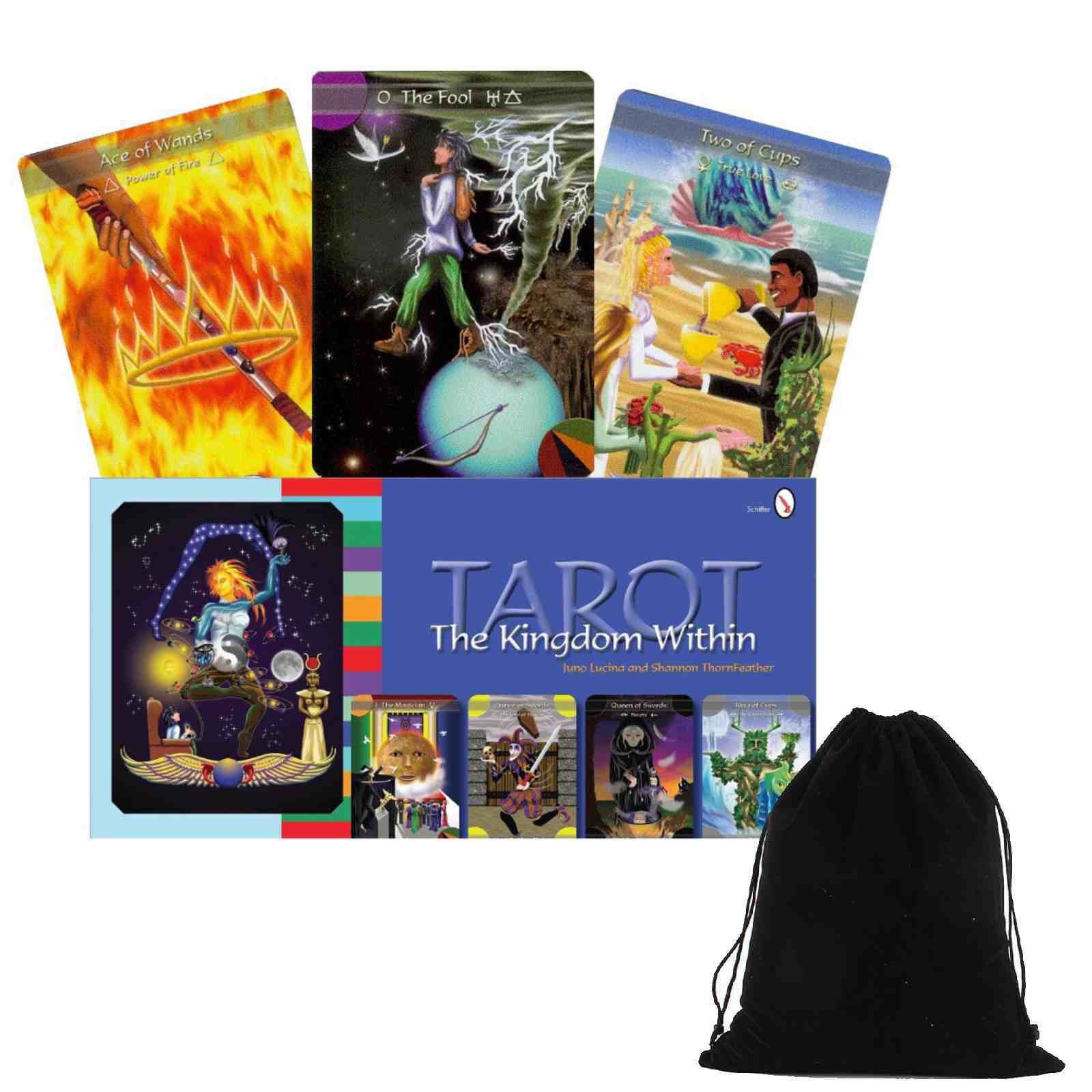 The Kingdom Within Tarot Card Deck Book Set Schiffer Publishing With Bag