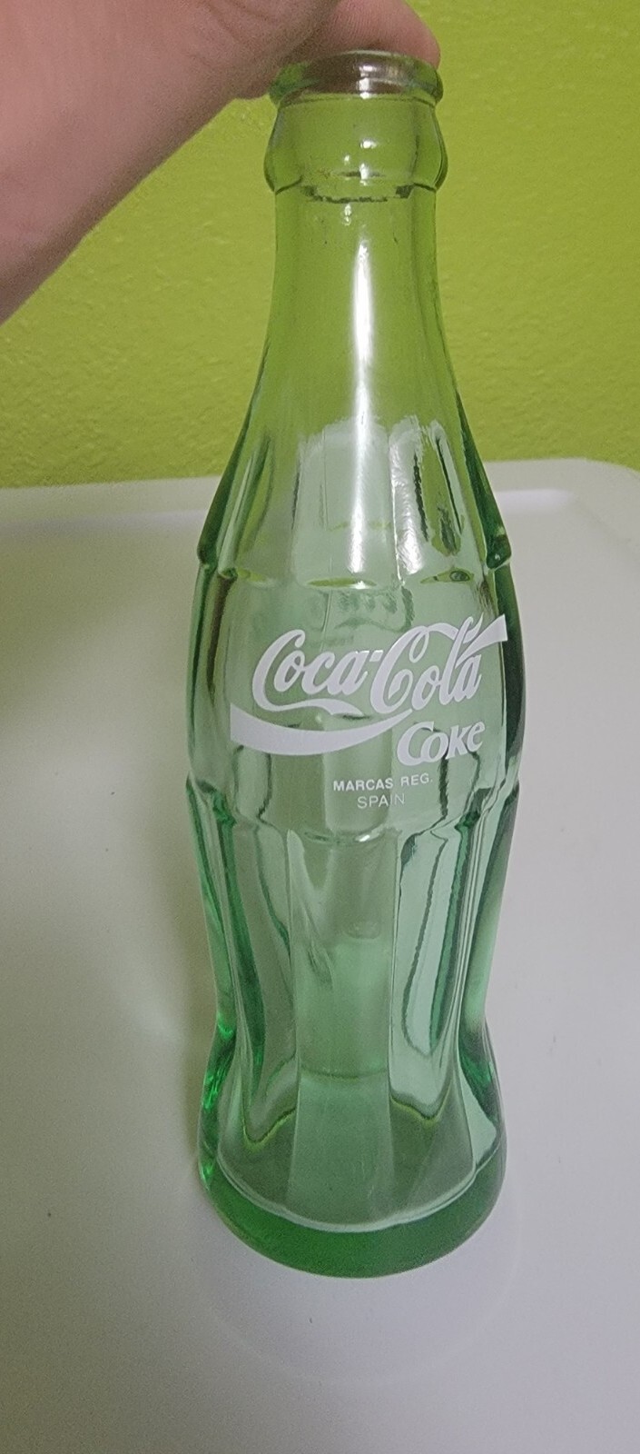 Rare Vintage Soda Pop Glass Bottle Coca Cola Coke Spain Marcas