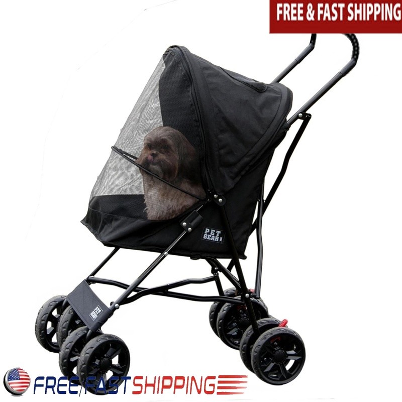 Lightweight Folding Stroller Portable Travel Compact 6 Inch Wheels Mesh Seat New