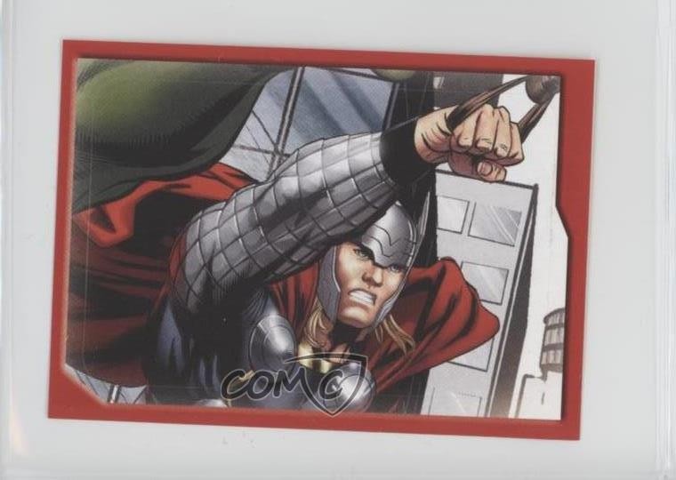 2013 Panini Marvel Avengers Assemble Album Stickers Thor #143 2k3