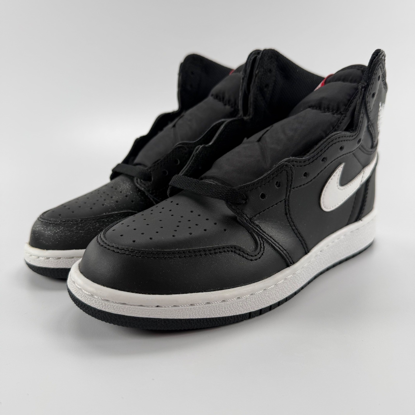 Jordan 1 Retro High OG BG Yin Yang Black White 575441-011 Mens 5Y GS