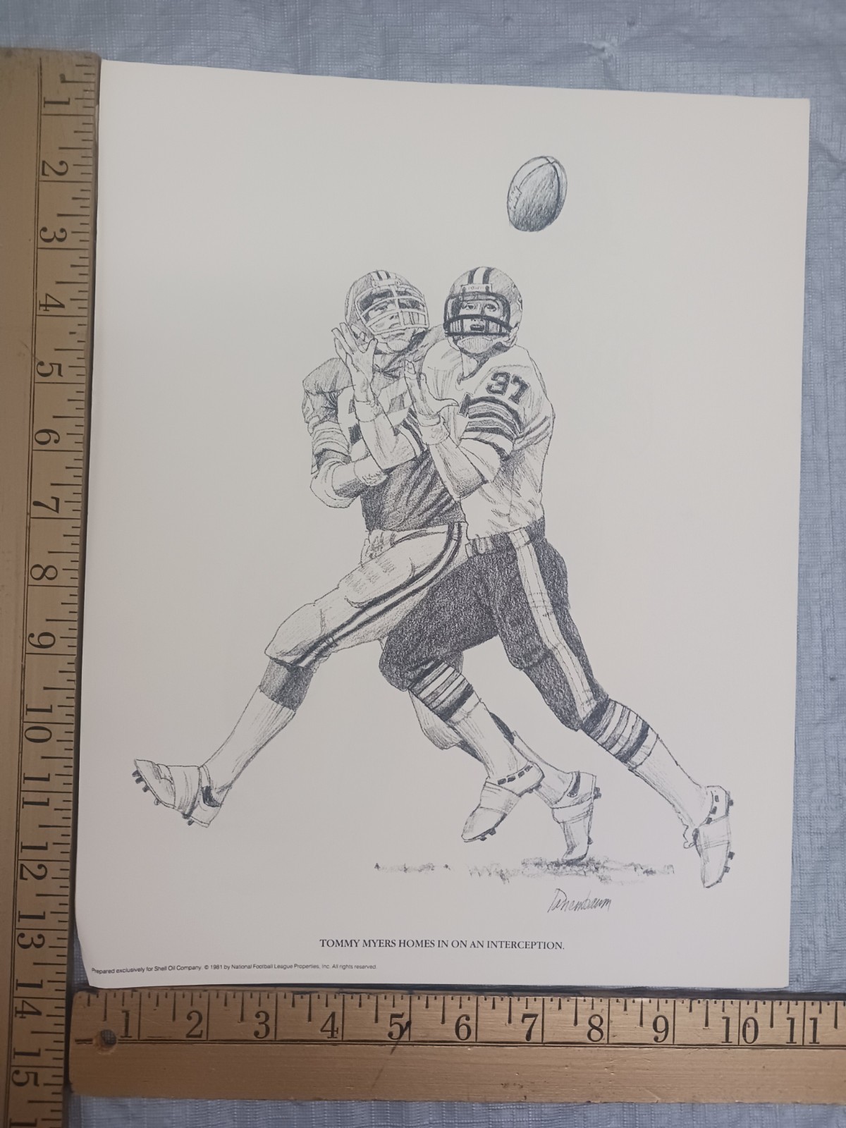 Safety Tommy Myers New Orleans Saints  1980s shell oil production 