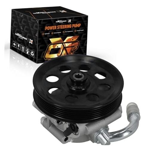 maXpeedingrods Power Steering Pump with Pulley for Ford Expedition 2011-2014, 