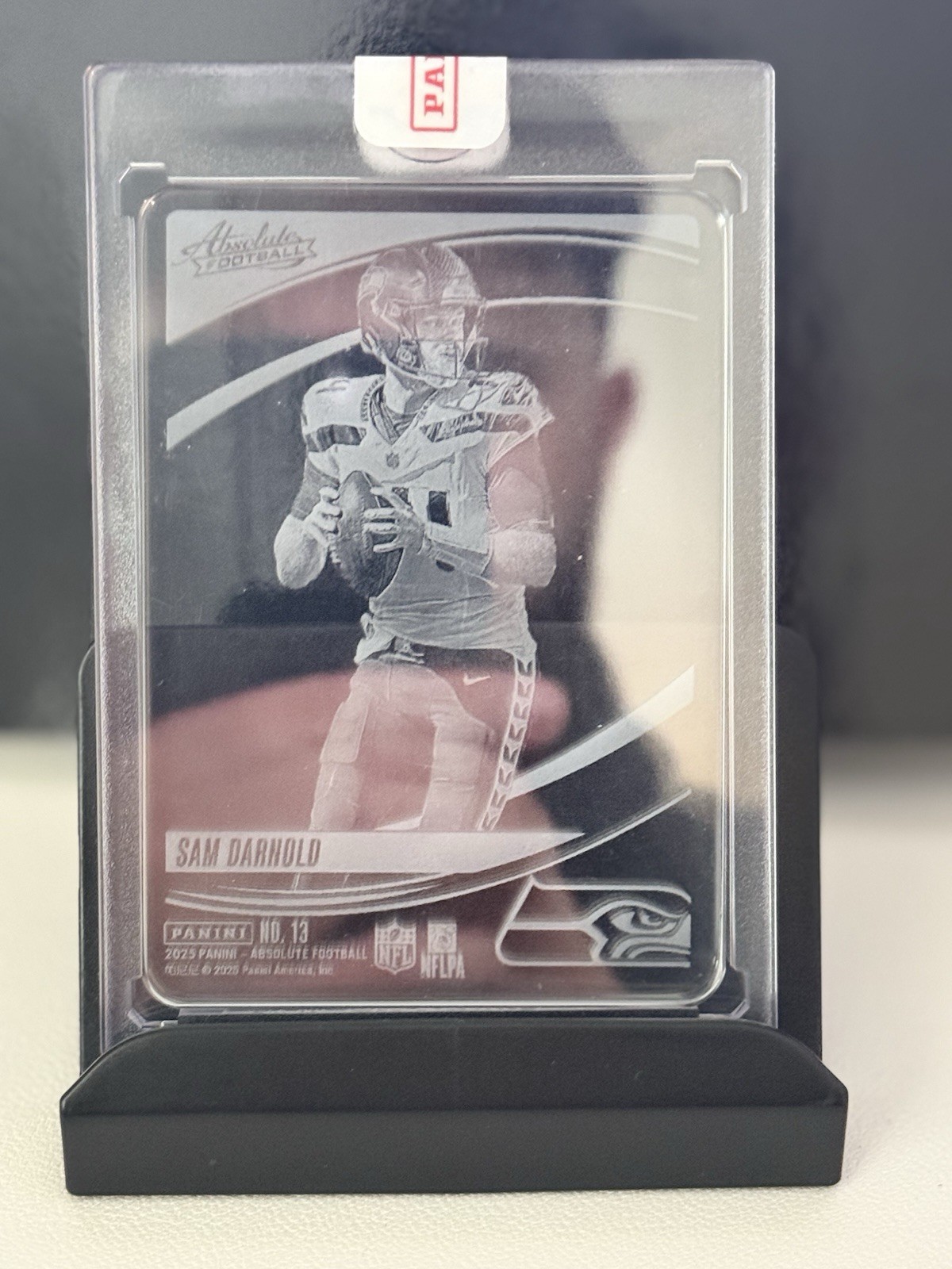 2025 Panini - Absolute Glass #13 Sam Darnold SSP Case Hit