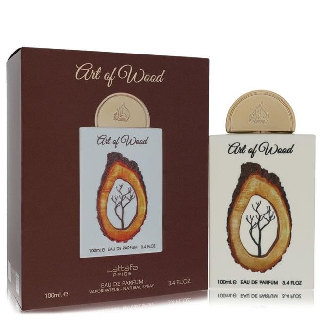 Lattafa 568296 3.4 oz Lattafa Pride Art of Wood Eau De Parfum Spray for Unisex