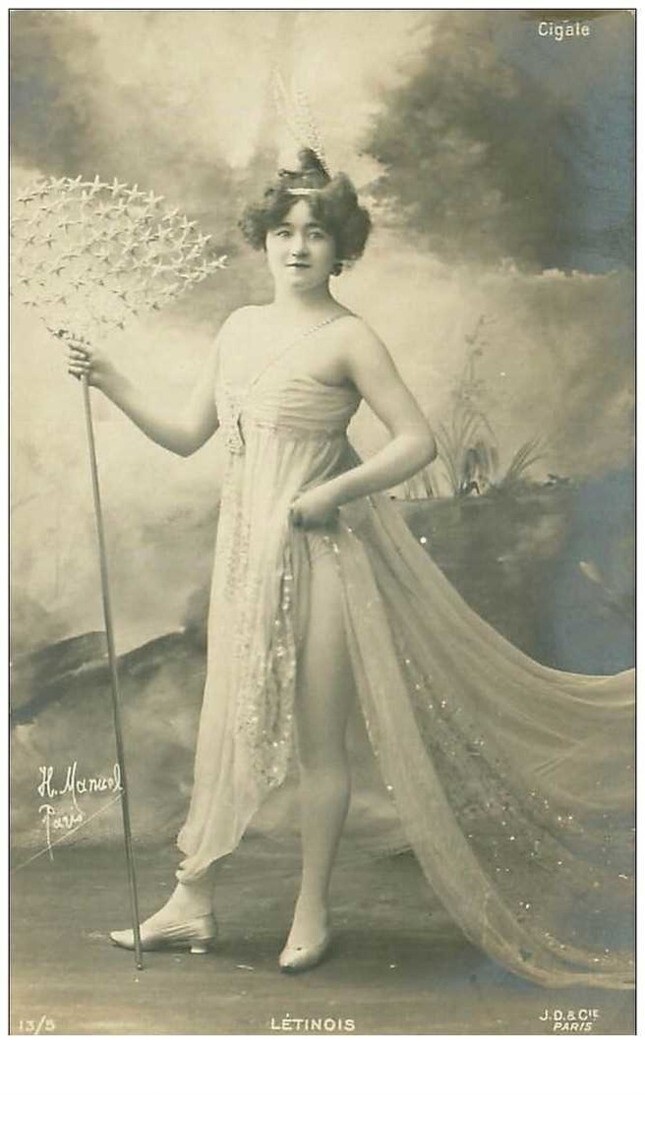 Show No. 40389 Létinois Manual Print Cigale Actress