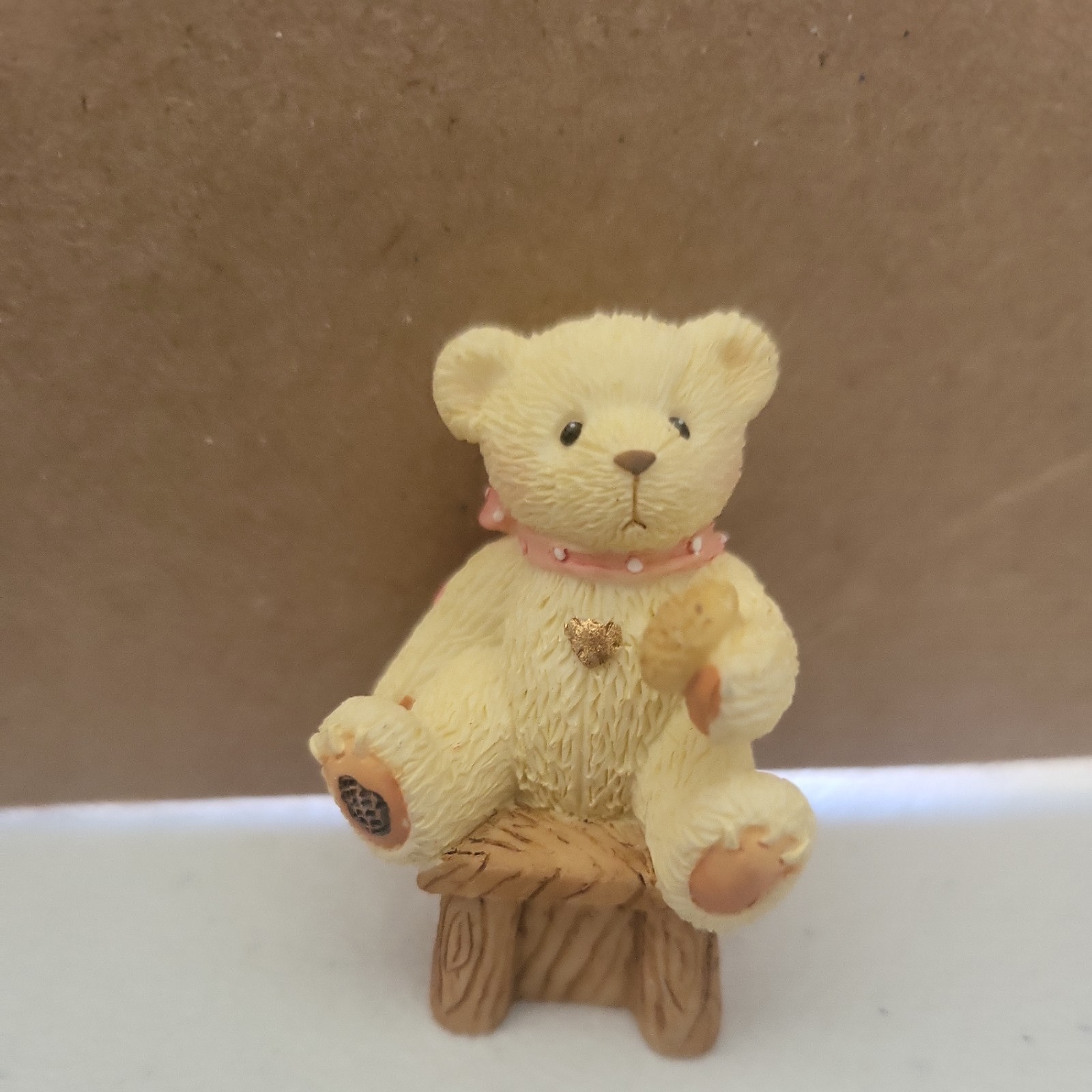 Cherished Teddies: Tiny Treasured Teddies Bear in Chair Figurine #104858
