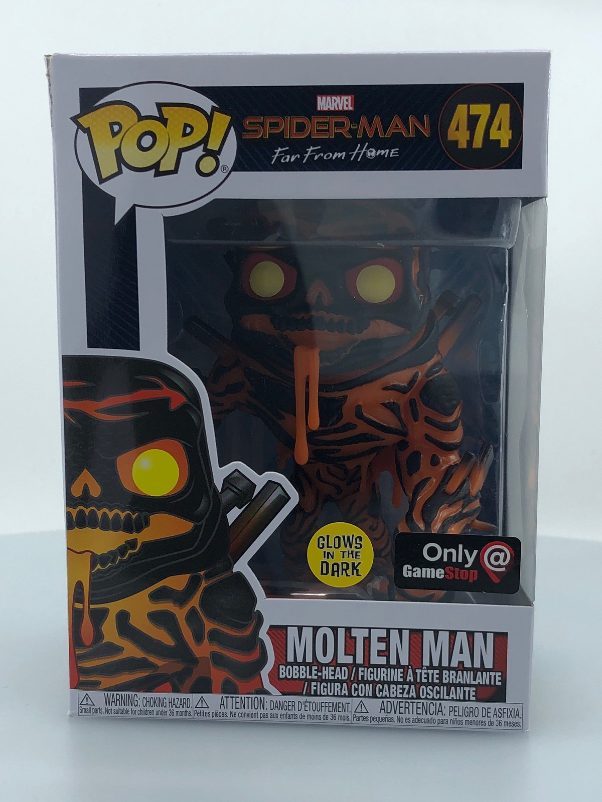 Molten Man Glow #474 DAMAGED BOX SEE PICS