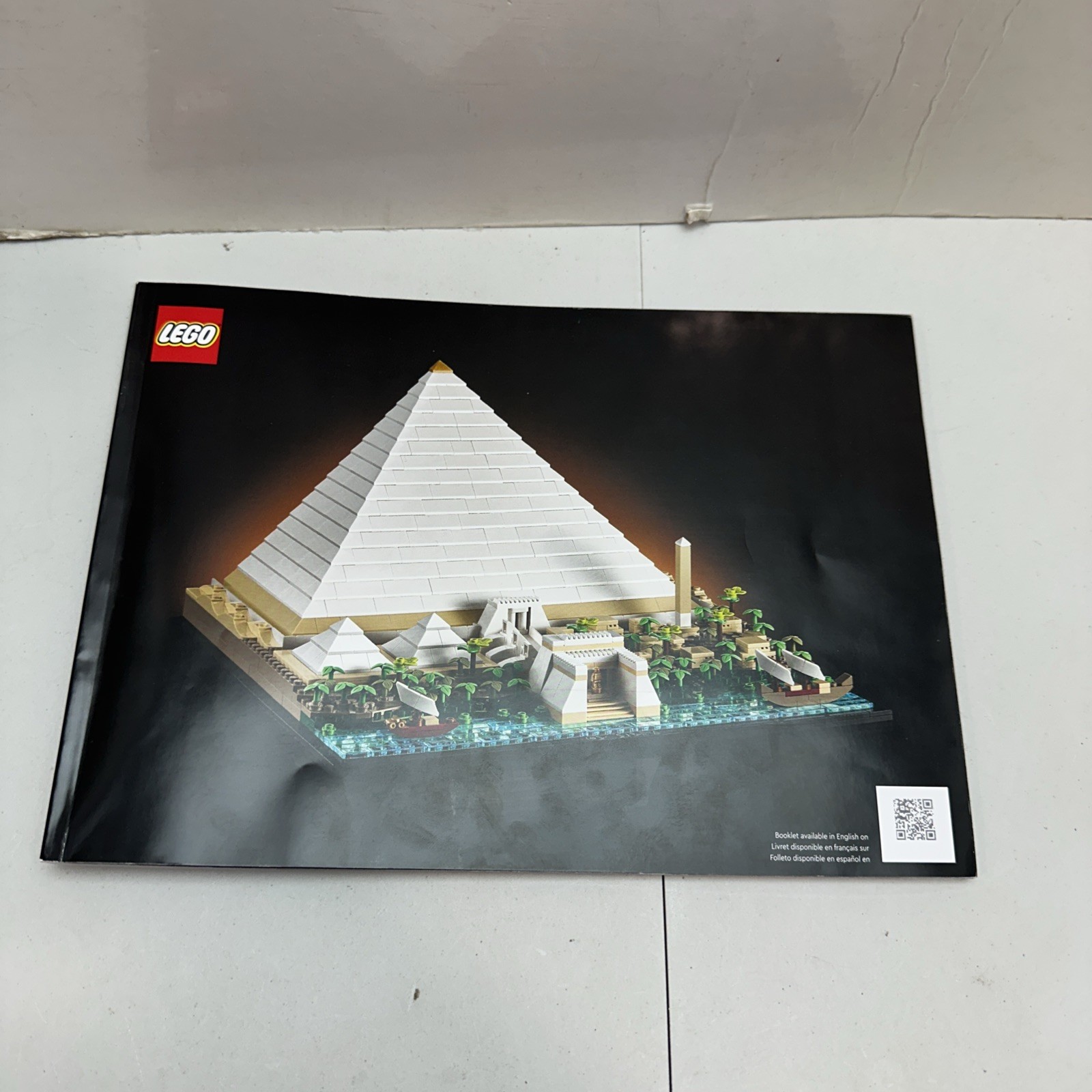 LEGO Architecture 21058 Great Pyramid Of Giza Instruction Manual Booklet 2022