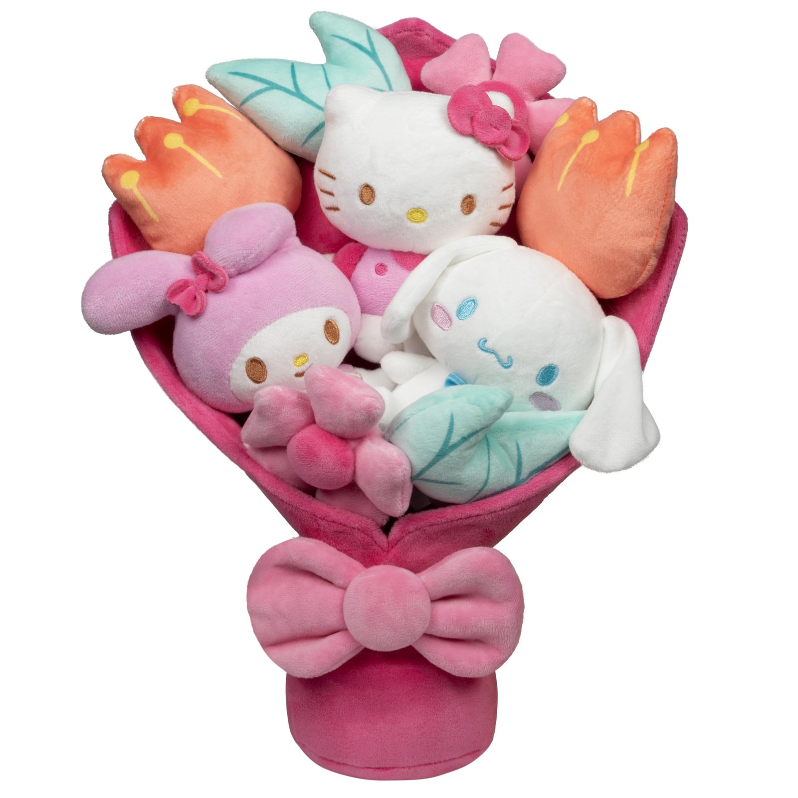 Jazwares Hello Kitty & Friends 12" Plush Bouquet - Hello Kitty, My Melody