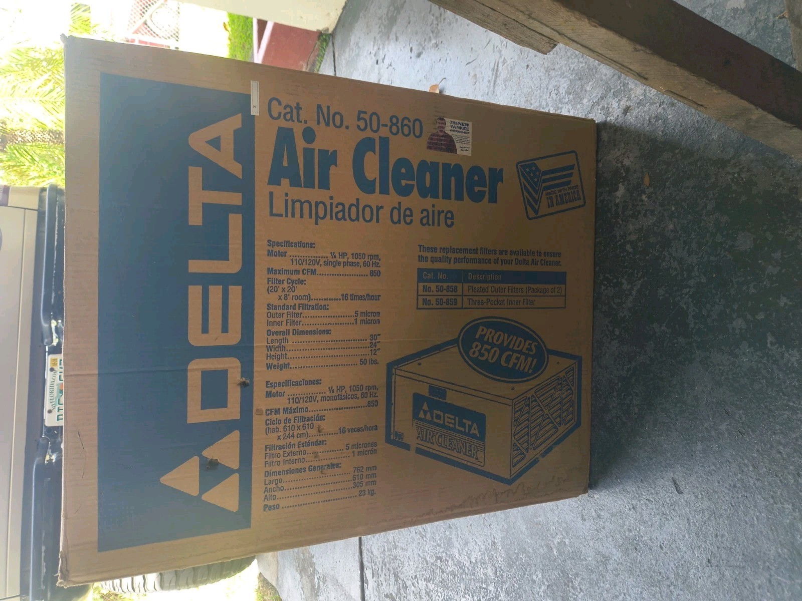 Delta Air Cleaner Model 50-860 FREE SHIPPING 
