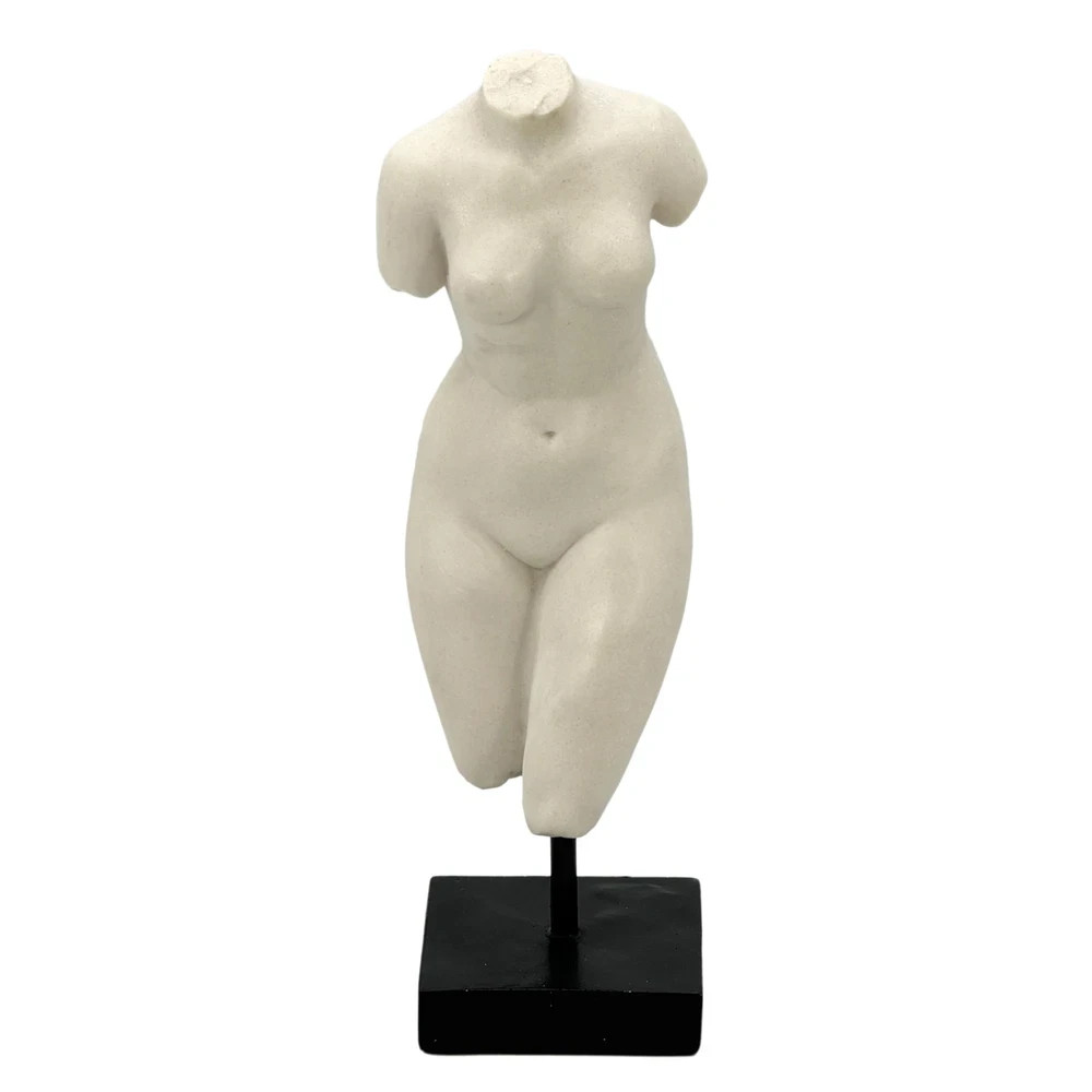 Galt International Venus Aphrodite Poly Marble Torso Greek Goddess 15-Inch Sc...
