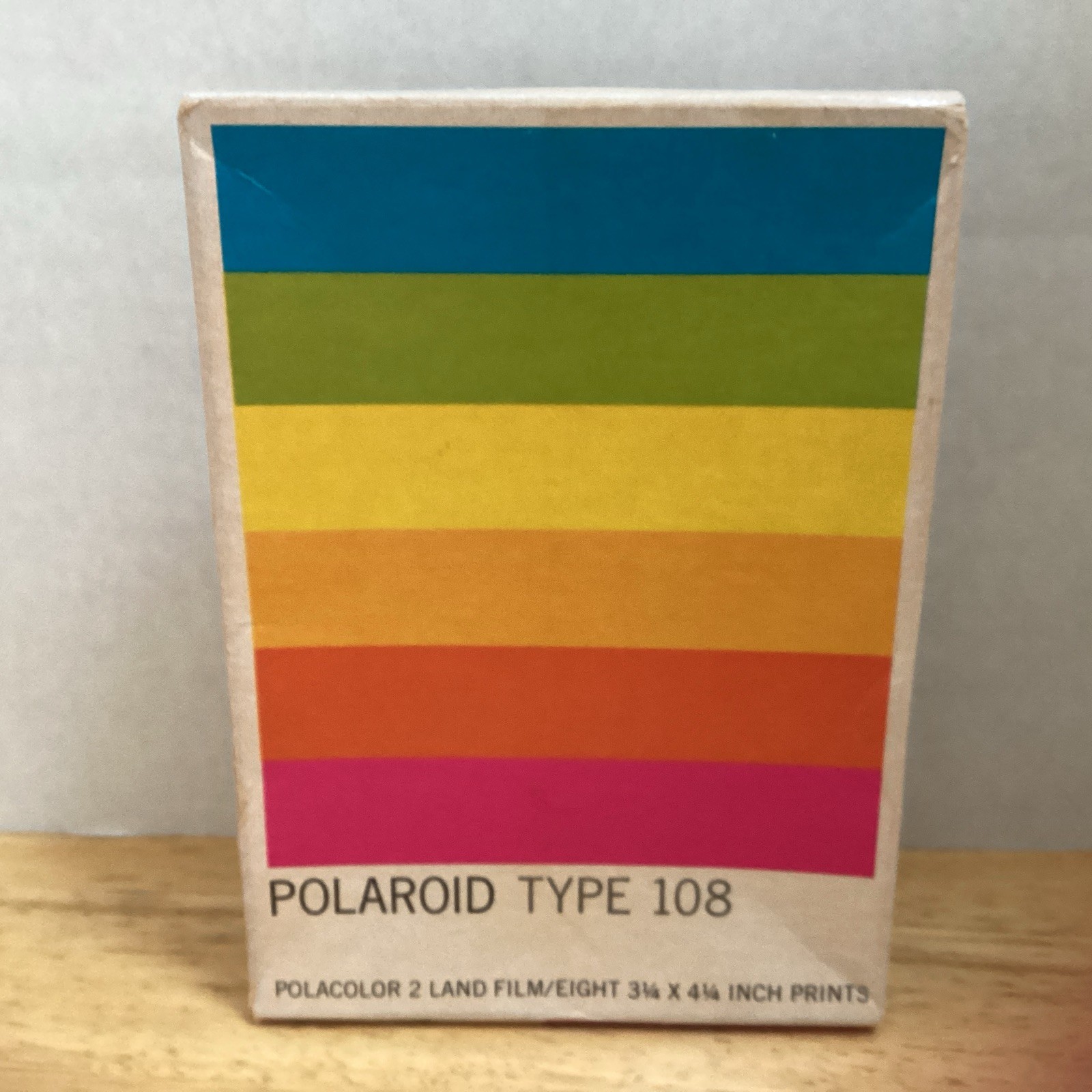 Polaroid Type 108 Polacolor 2 Land Film New Sealed Expired 1982