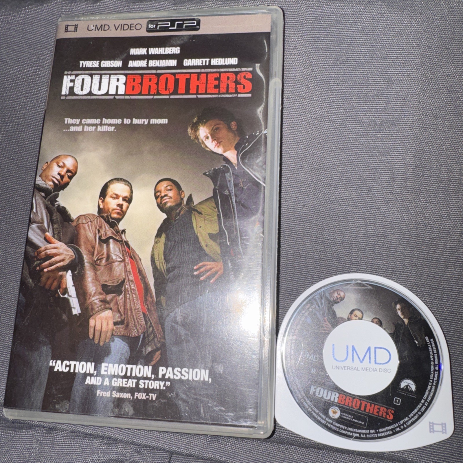 Four Brothers (UMD, 2005) PSP PlayStation Portable Movie w/Case