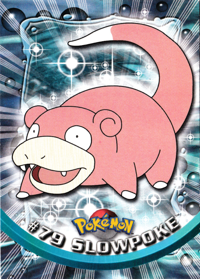 Slowpoke 79 - Topps Pokemon Series 2 LP