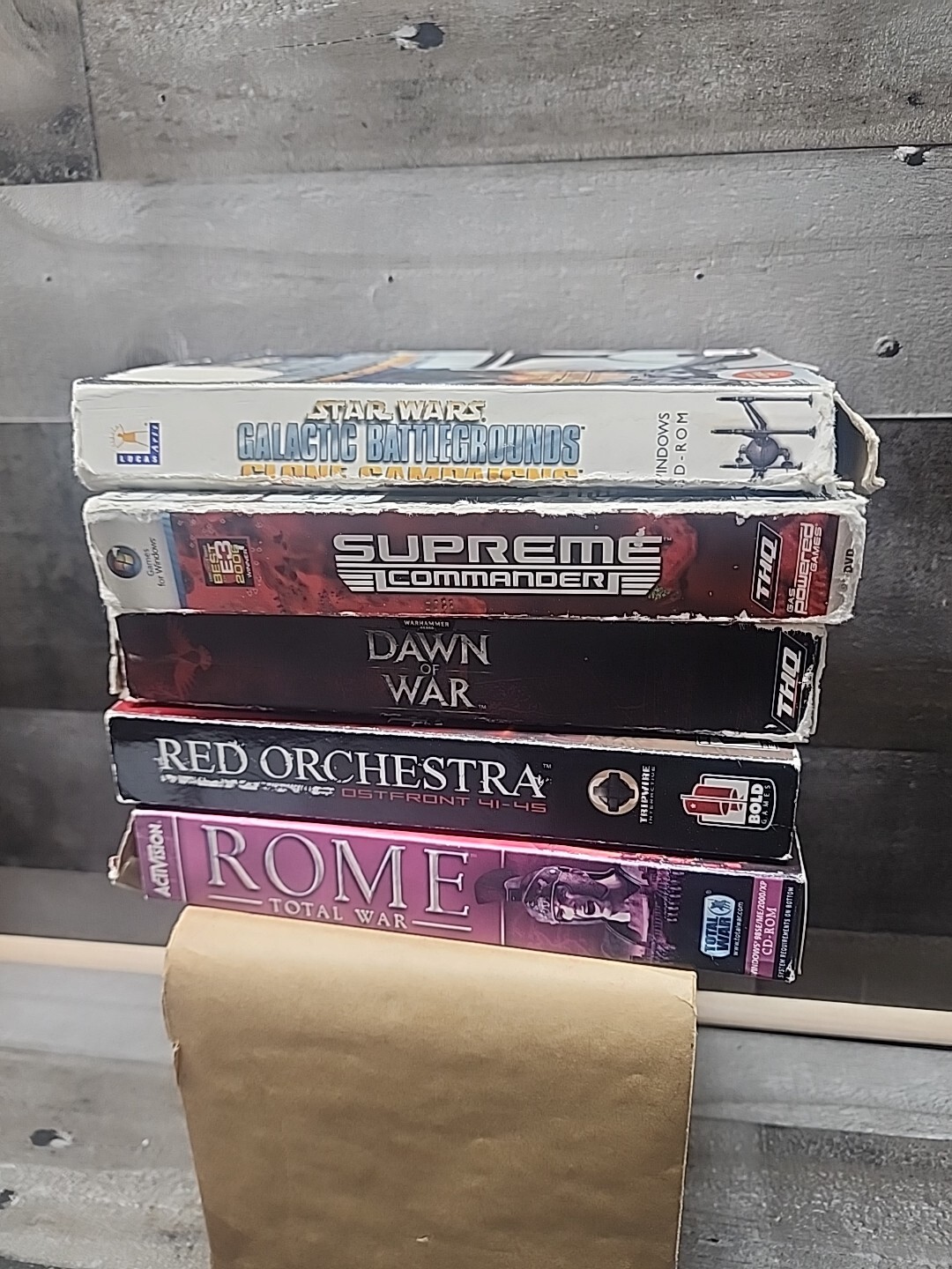 Window Pc War Games Various Lot Of 5 