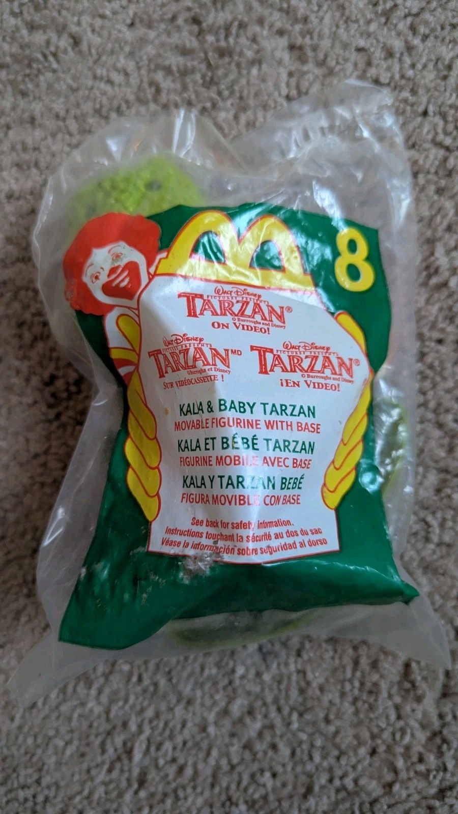 McDonald's Happy Meal Toy Kala And Baby Tarzan