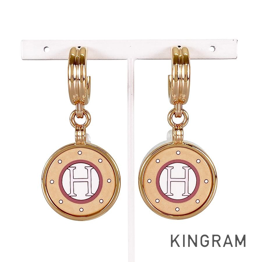 HERMES Blazon Faubourg GP Earrings fhb Second Hand