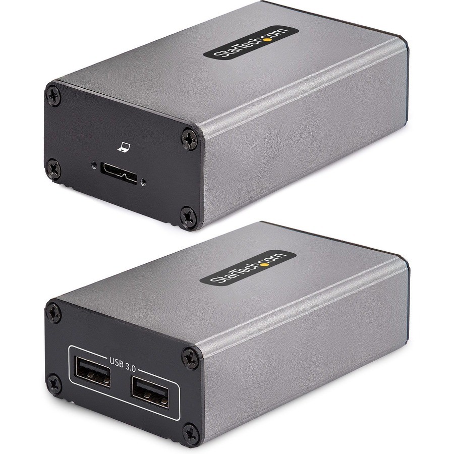 StarTech 2-Port USB 3.0 Extender over OM3 Multimode Fiber LC/LC USB-A 5Gbps Hub
