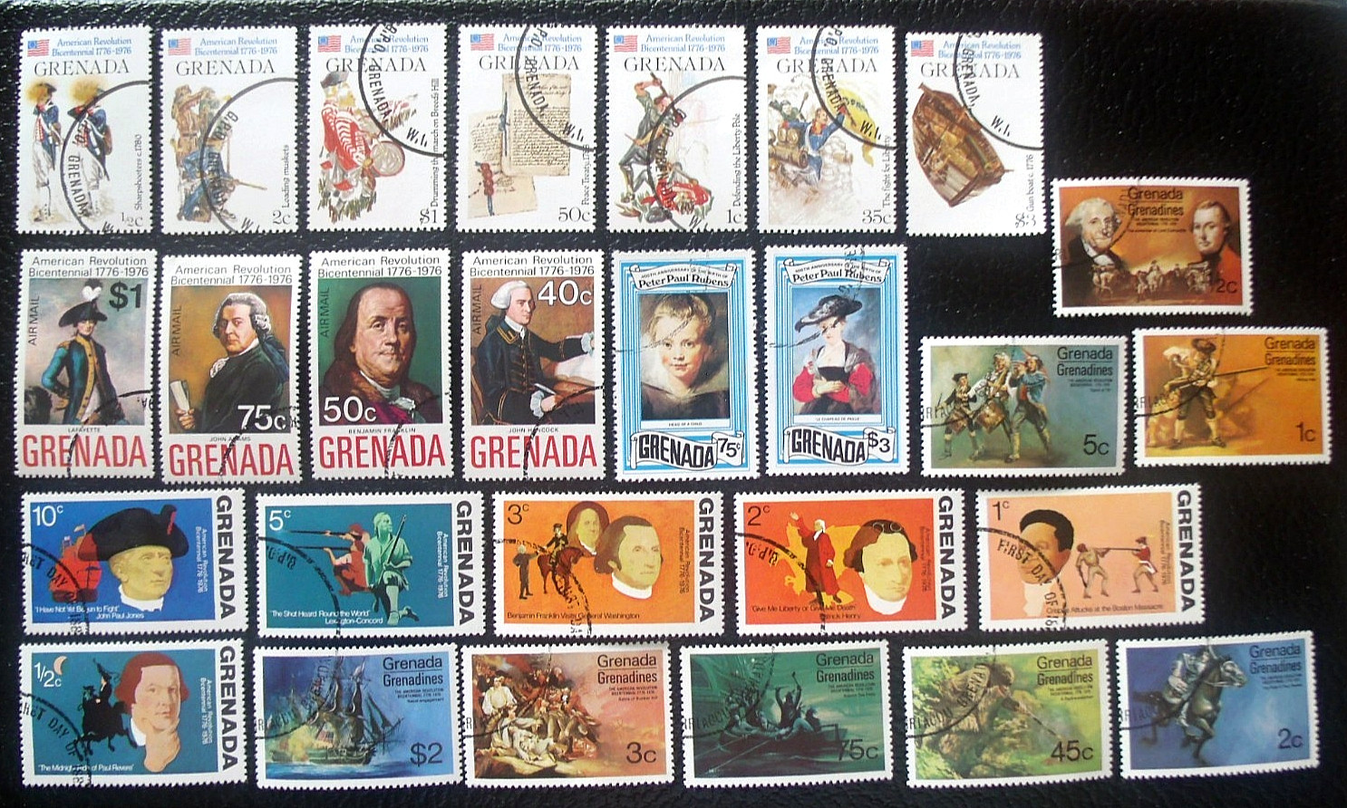 27 Greneda Stamps -  Lot#Ec8