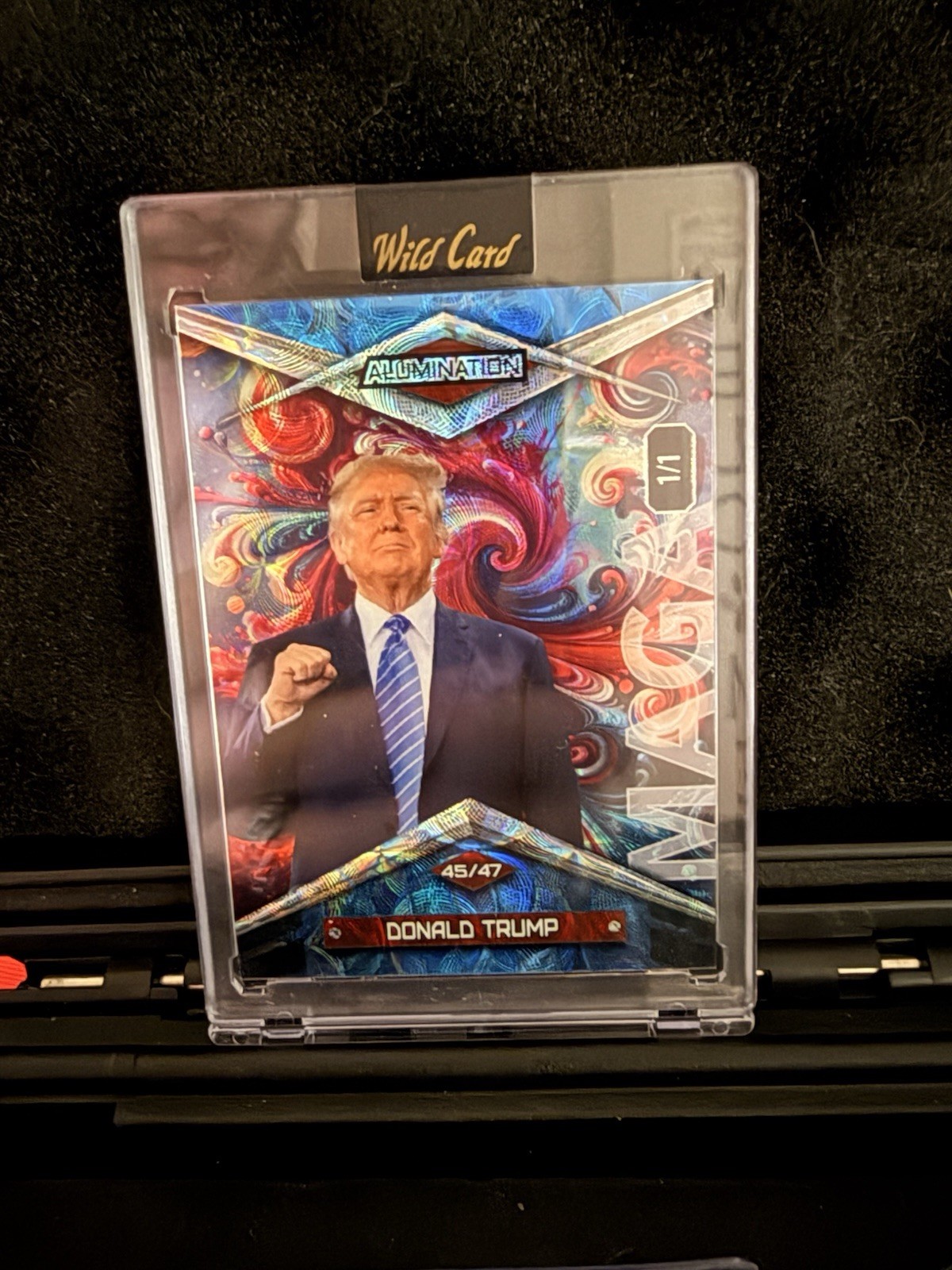 Wild Card Alumination Donald Trump Card #1/1
