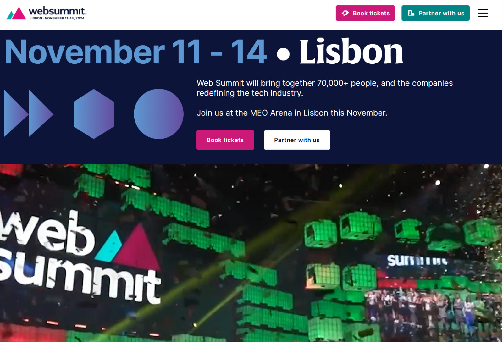 Websummit Ticket 2024 for sale