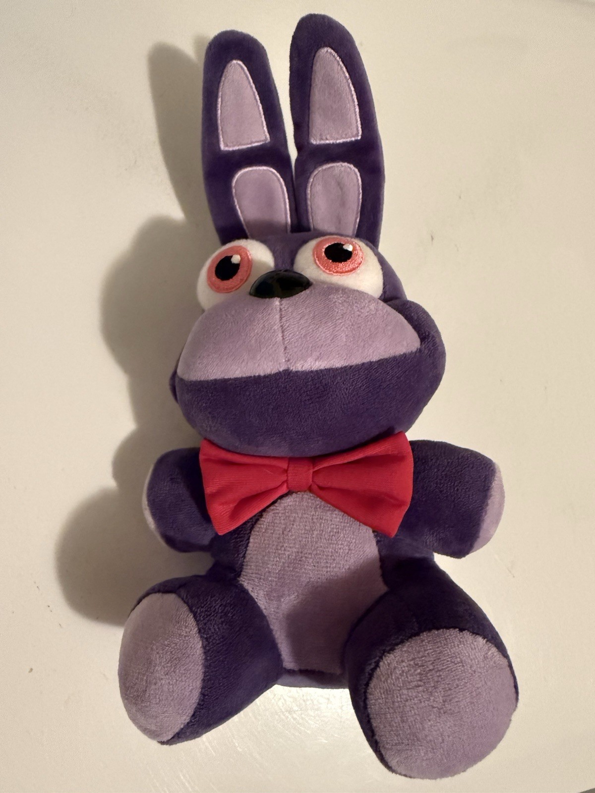 Five Nights at Freddy's Bonnie Plush Doll Purple Bunny with Red Bow 2016