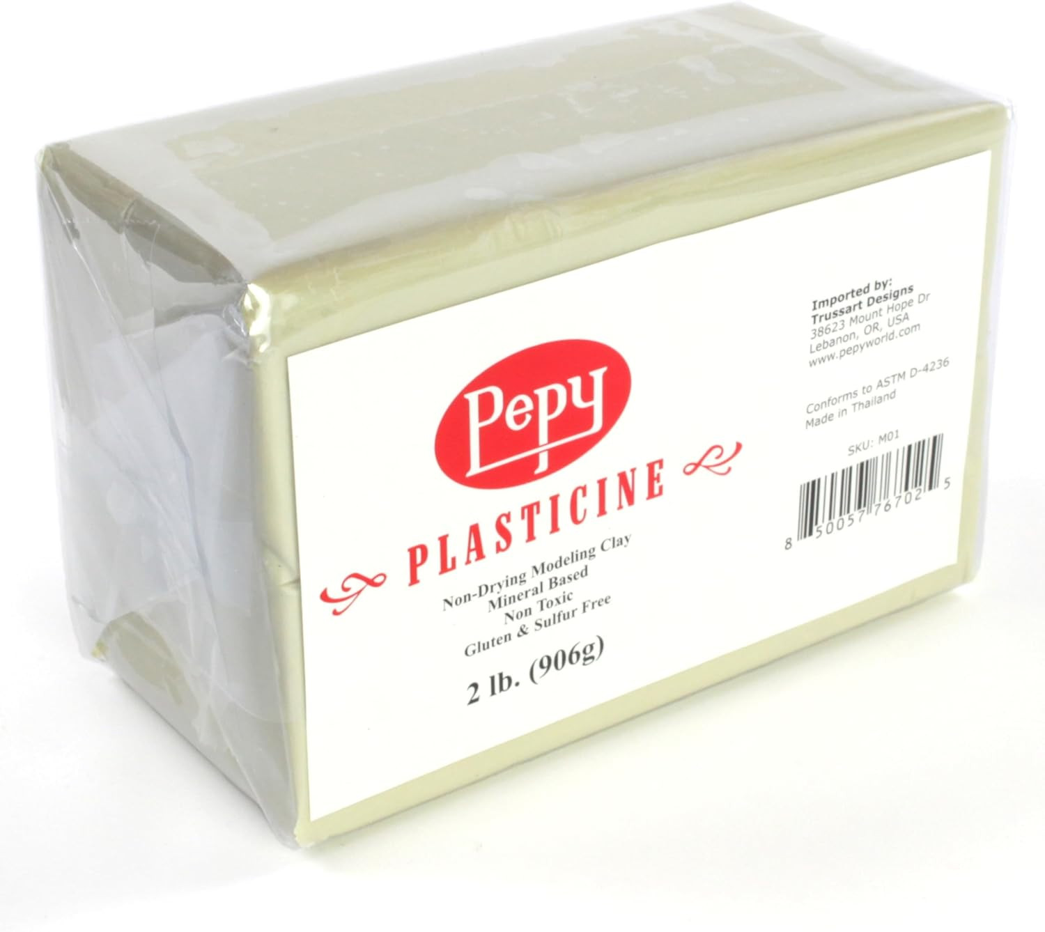 Pepy Plasticine 2 lb Non Drying Modeling Clay Sculpting Stop Motion