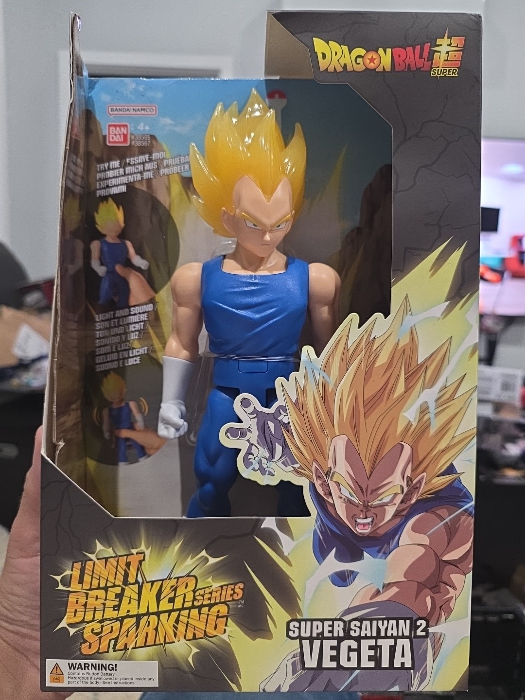 Dragon Ball Limit Breaker Sparking Vegeta Super Saiyan 2 action figure 