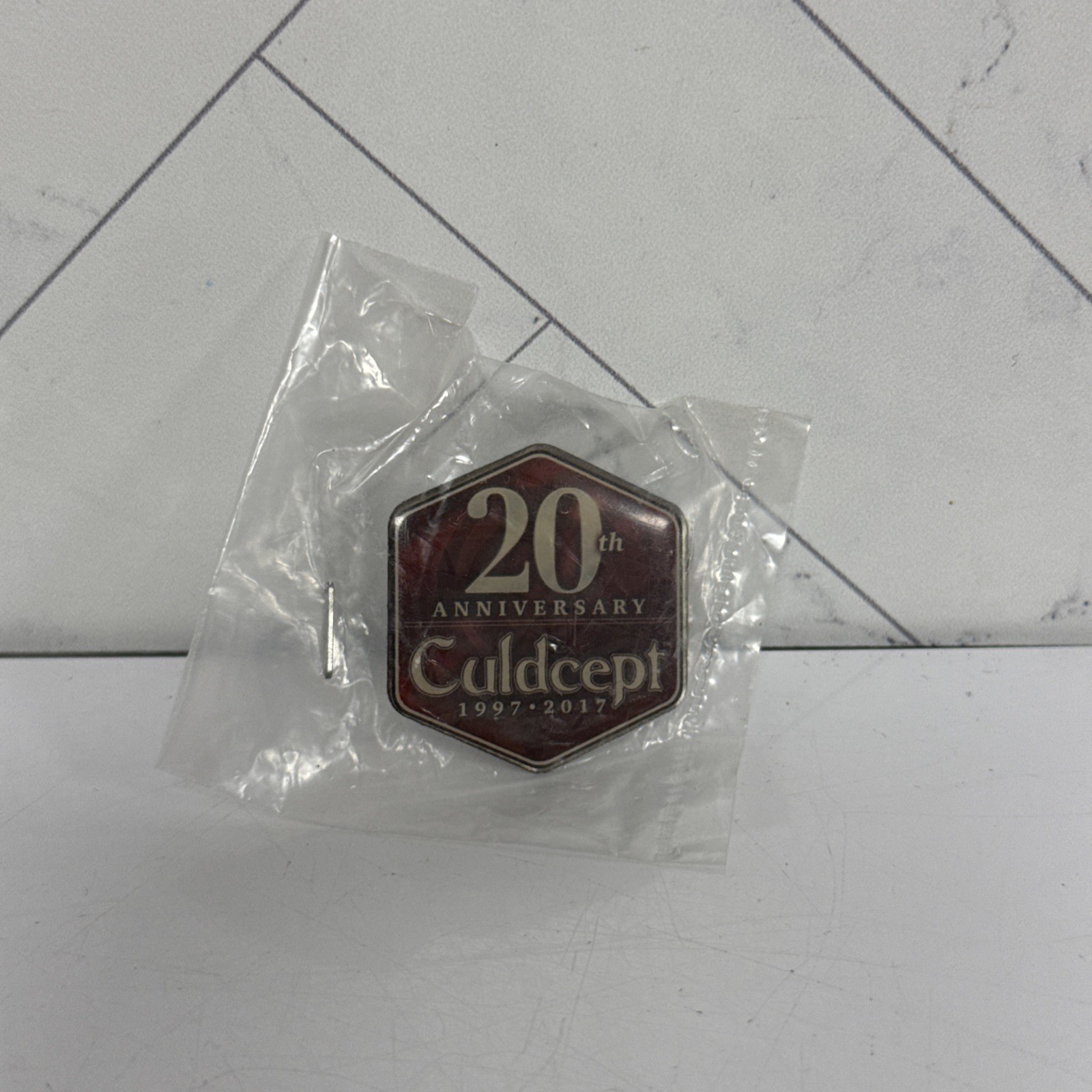 Culdcept Video games Series 20th anniversary 1997-2017 Logo pin new/sealed