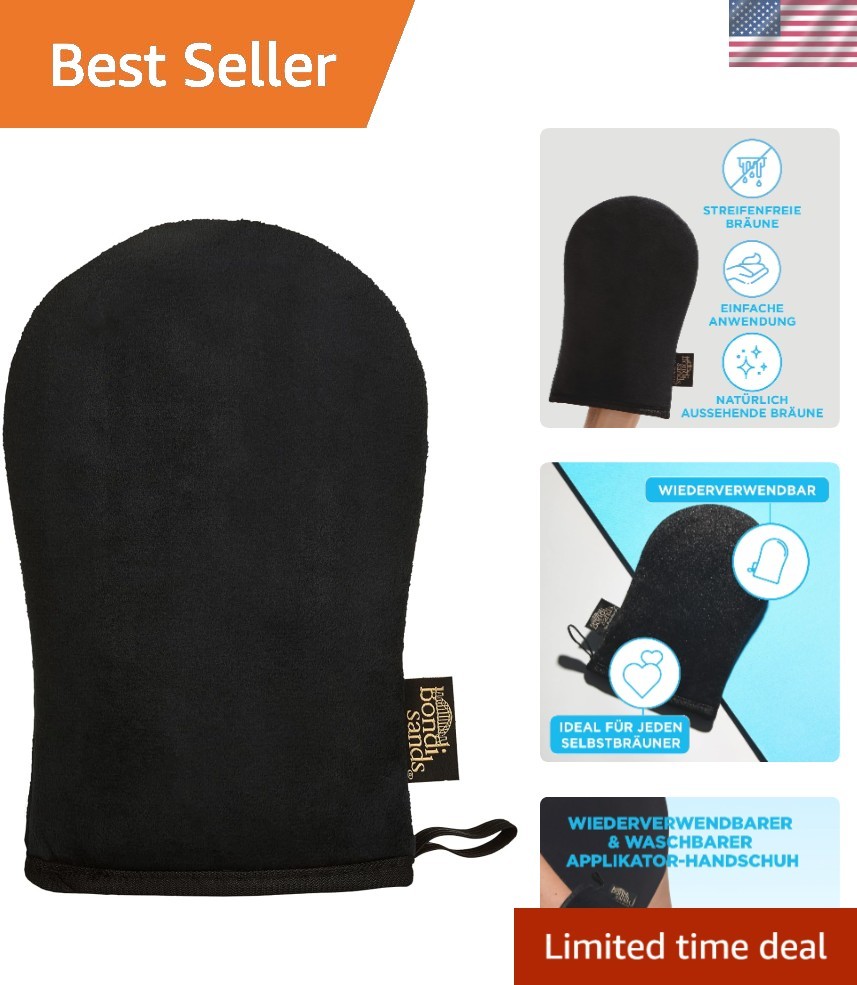 Self-Tanning Mitt: Durable  Glove for Even, Natural Tan Without Stains