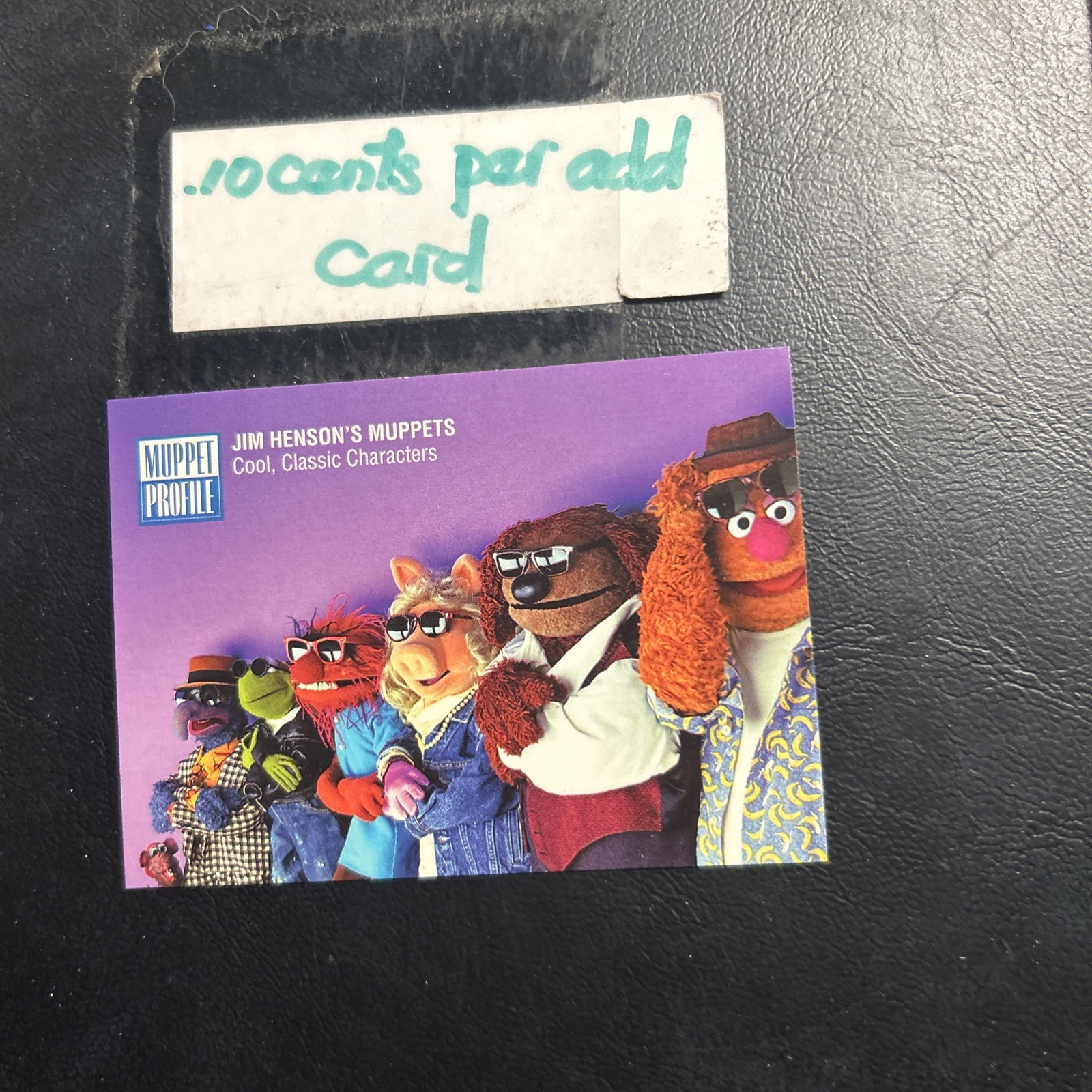 Jb100b Jim Henson's The Muppet Art 1993 Cardz #1 title cool classic characters