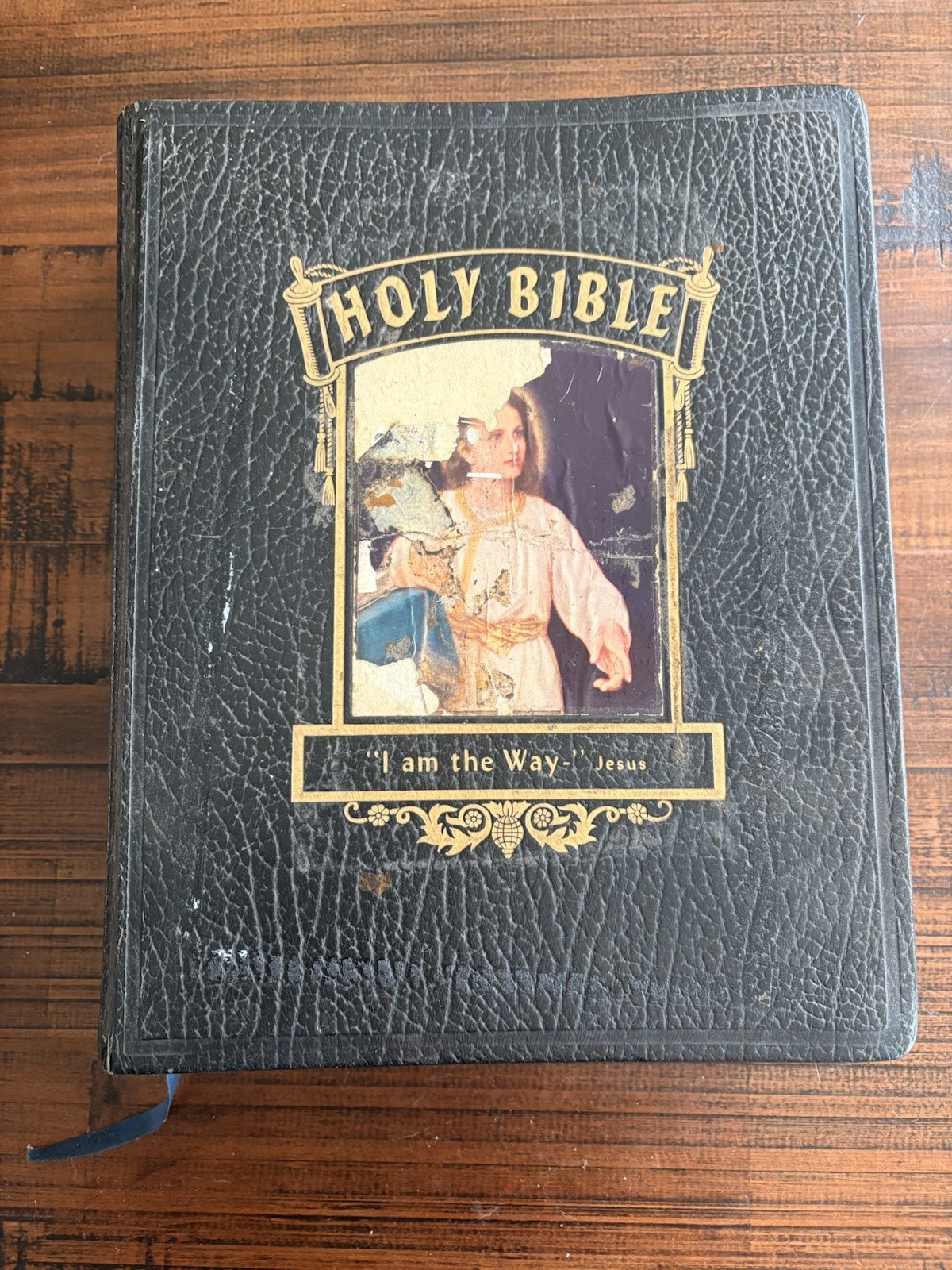 Vintage Bible Standard Alphabetical Indexed With Pictures 1957