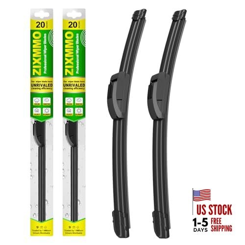 QUALITY 20in + 20in Premium All-Season Windshield Wiper Blades for Original 