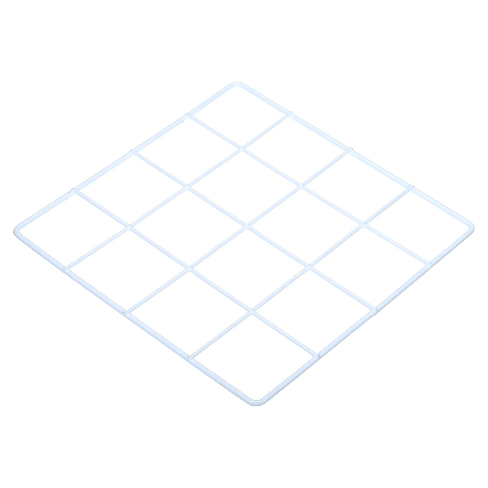 8"x8" Wire Grid Panel, 1pc for Home Office, White