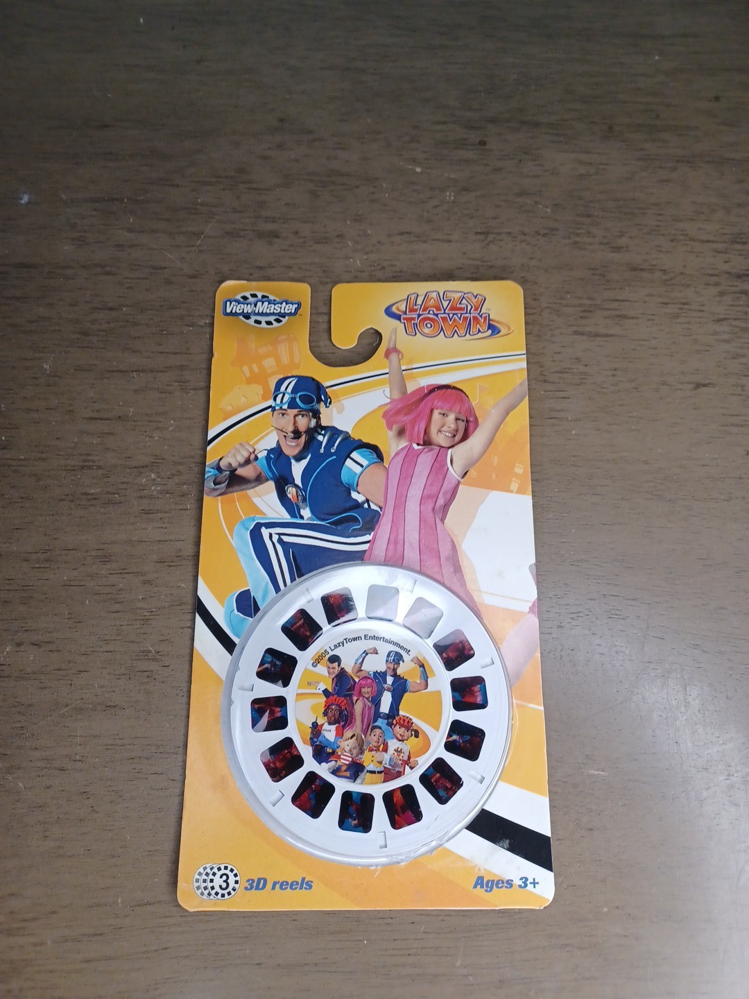 New Sealed LAZY TOWN VIEW MASTER  SPORTACUS STEPHANIE NOS 3 3D Reels Set 