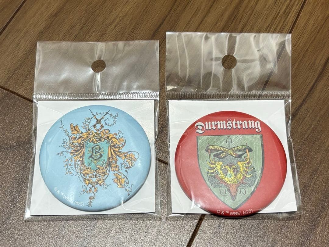 Harry Potter Can Badge Set Beauxbatons Durmstrang 55cm