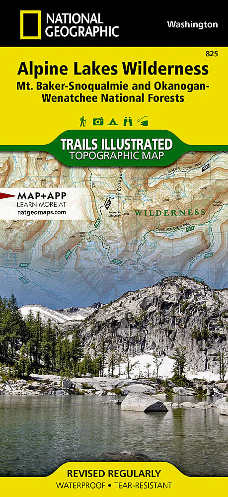 Alpine Lakes Wilderness Area: Map #825