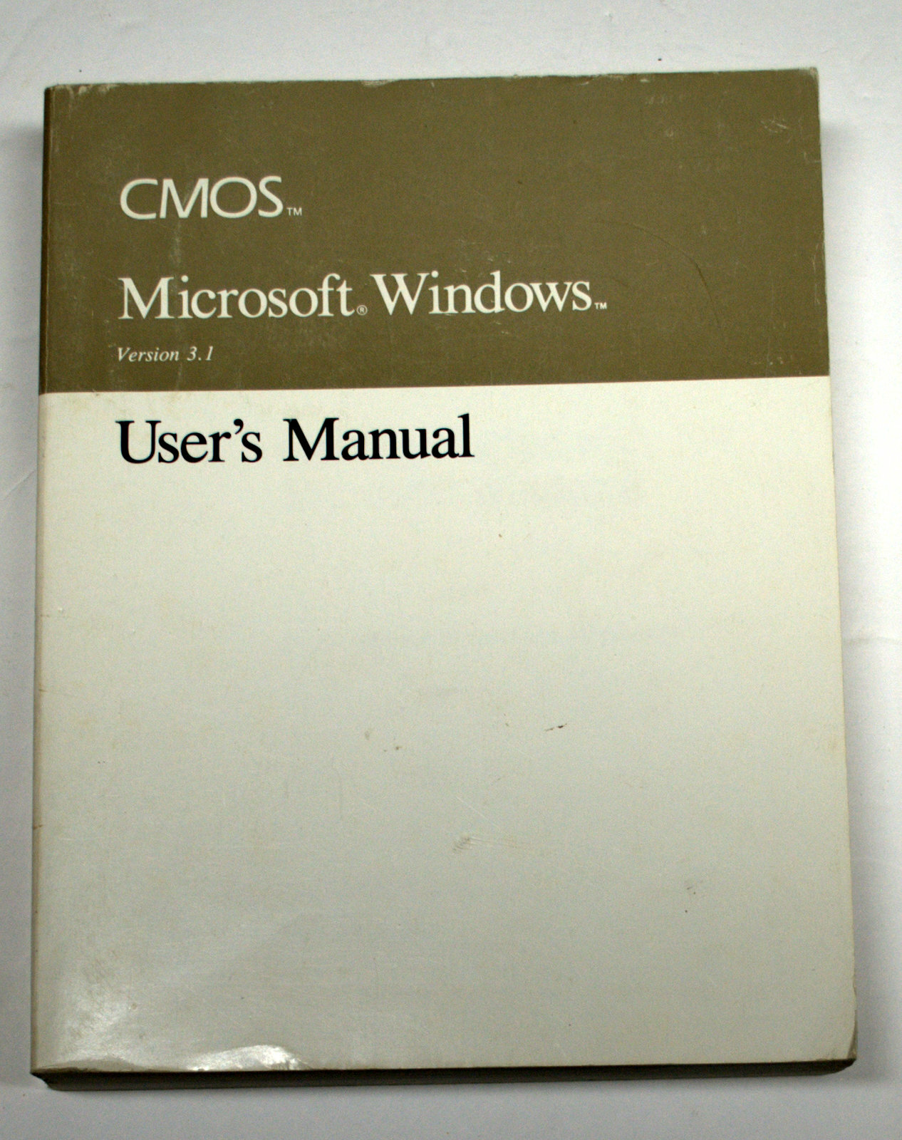 CMOS Microsoft Windows 3.1 User's Manual