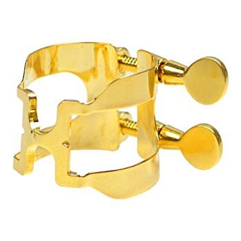 [Used] HARRISON HLAS A3 GP ligature gold plated for alto saxophone (Harrison)
