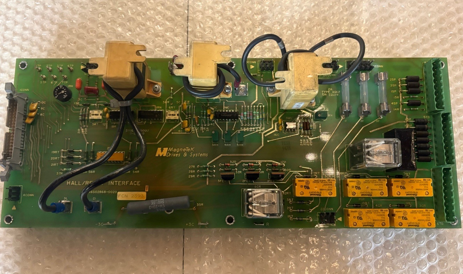 Otis Elevator Magnetek Hall Relay Interface PCB 46S02868-0020 Brand New