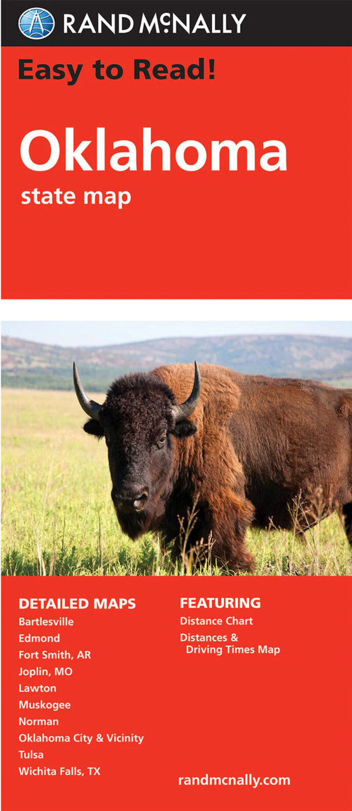 Rand McNally State Map: Oklahoma from 2012