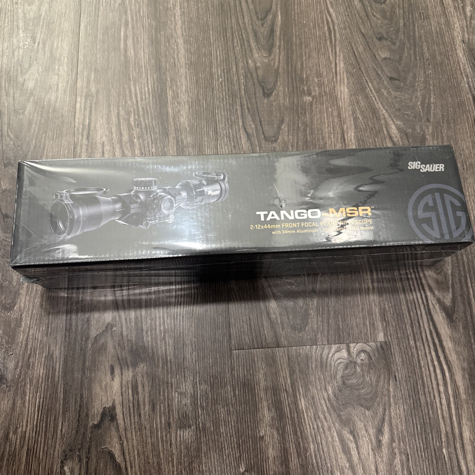 Sig TANGO-MSR 2-12x44mm SCOPE FFP MRAD Milling 2.0 Illuminated Reticle SOTM62001