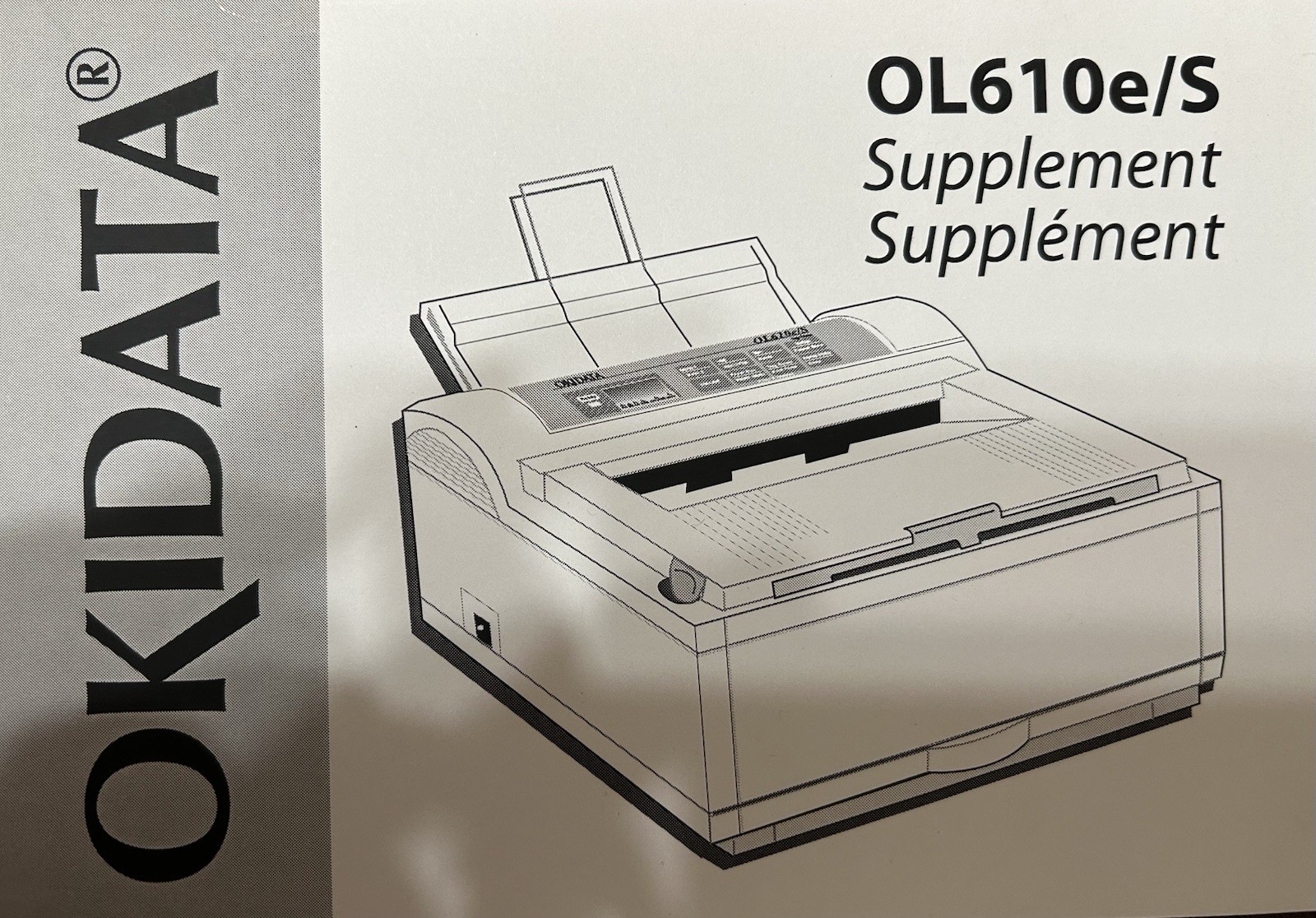 Okidata 610 S/E series Printer user guide