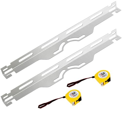 Wheel Alignment Tool, Heavy Duty Toe Alignment Tool Plates, 2PCS Stainless 