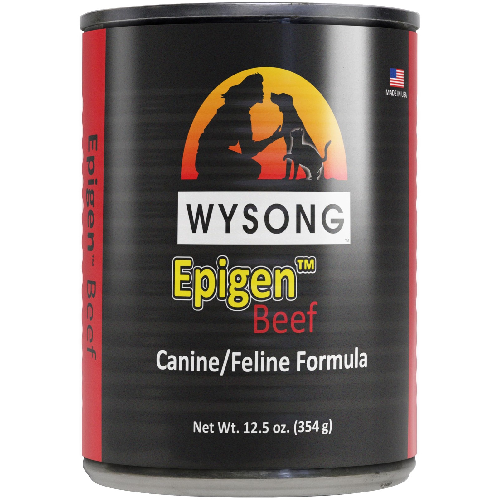Wysong Epigen Beef Canned Dog Cat Ferret Food 12.5oz Pack Starch-Free 95%+ Meat