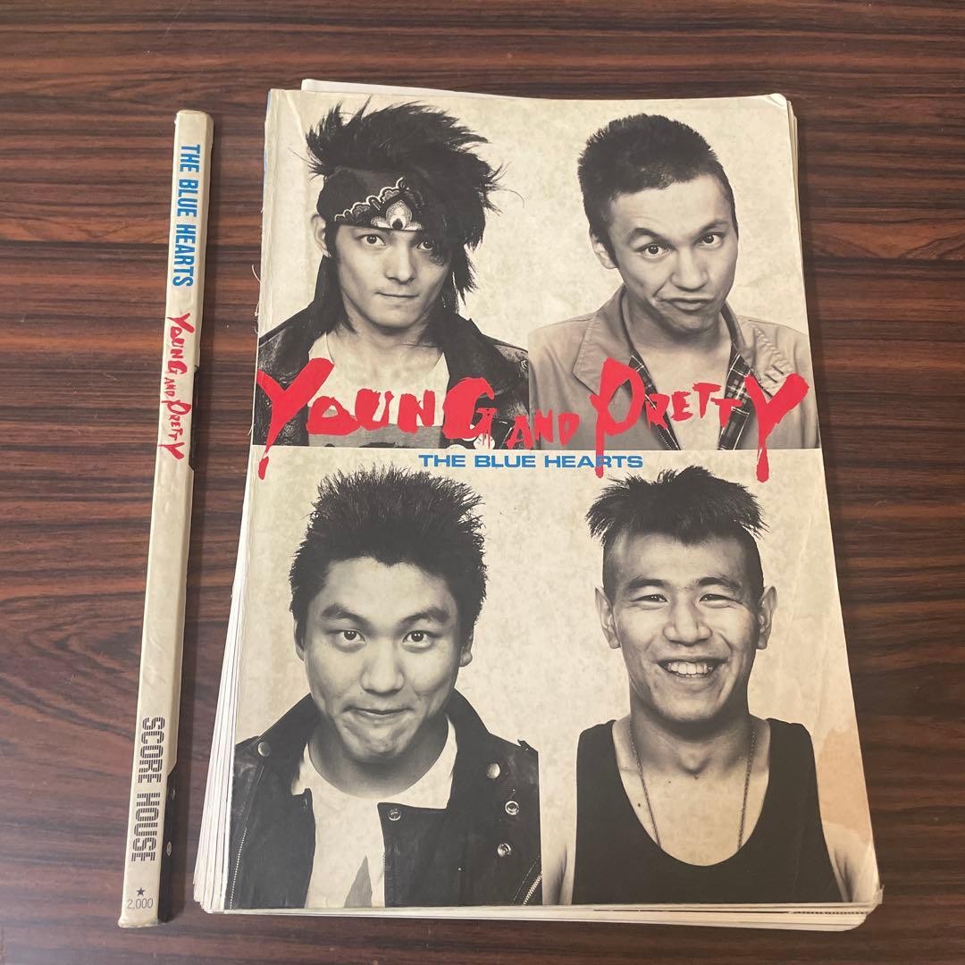 Bscore Blue Hearts Young Pretty Sheet Music Tablature Used RRF