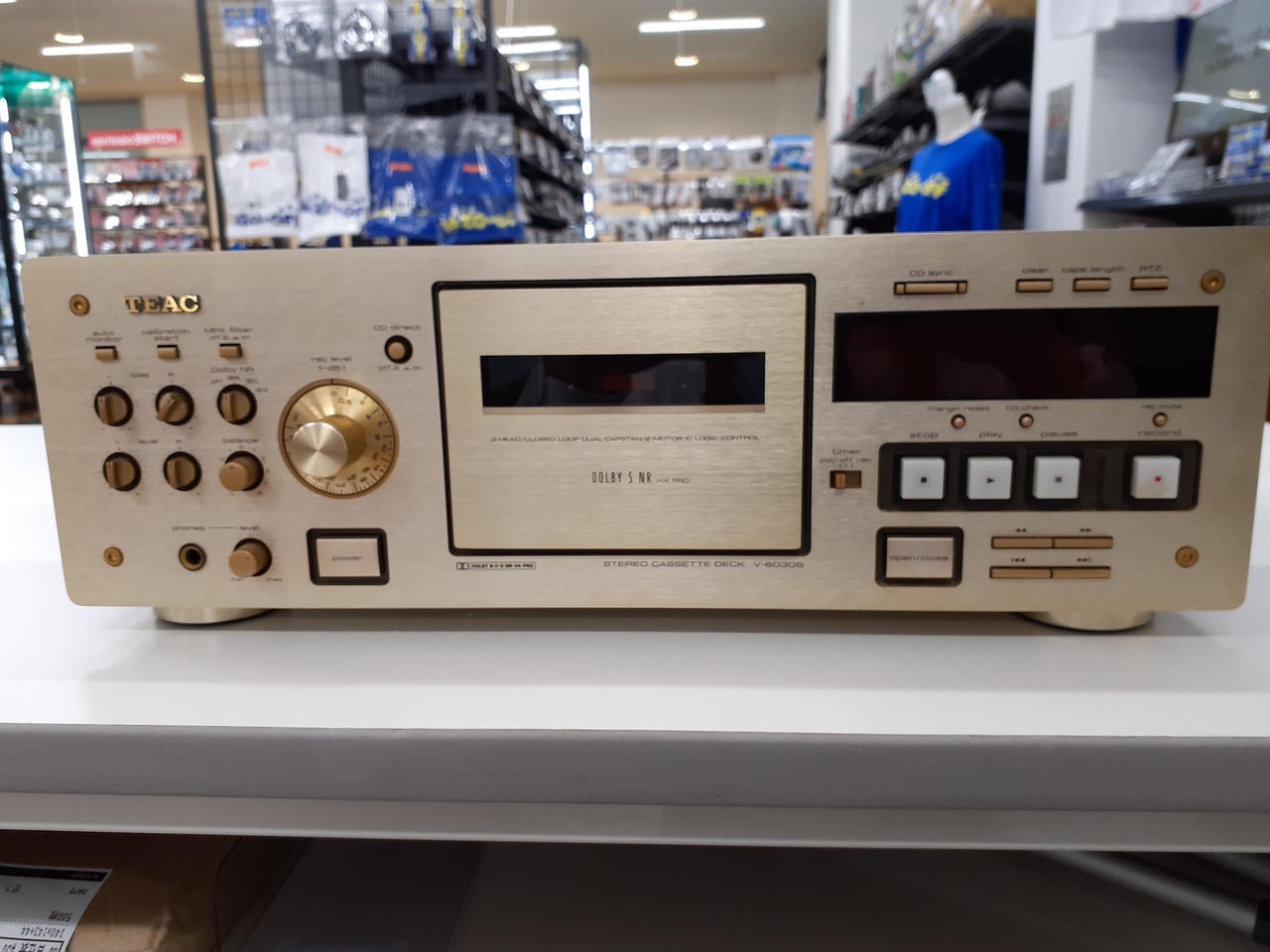 TEAC V‑6030S Cassette Deck For Parts