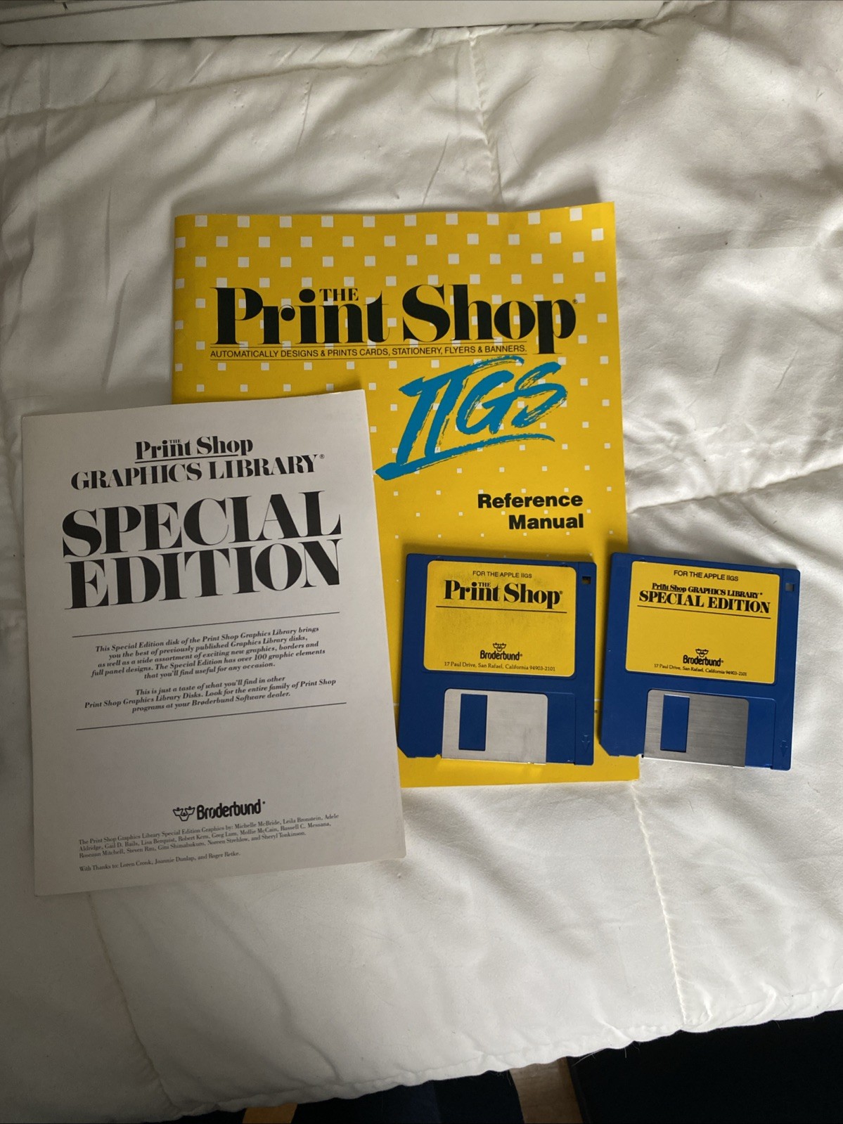 The Printshop IIGS Reference Bundle Set, Apple Macintosh, Free Shipping